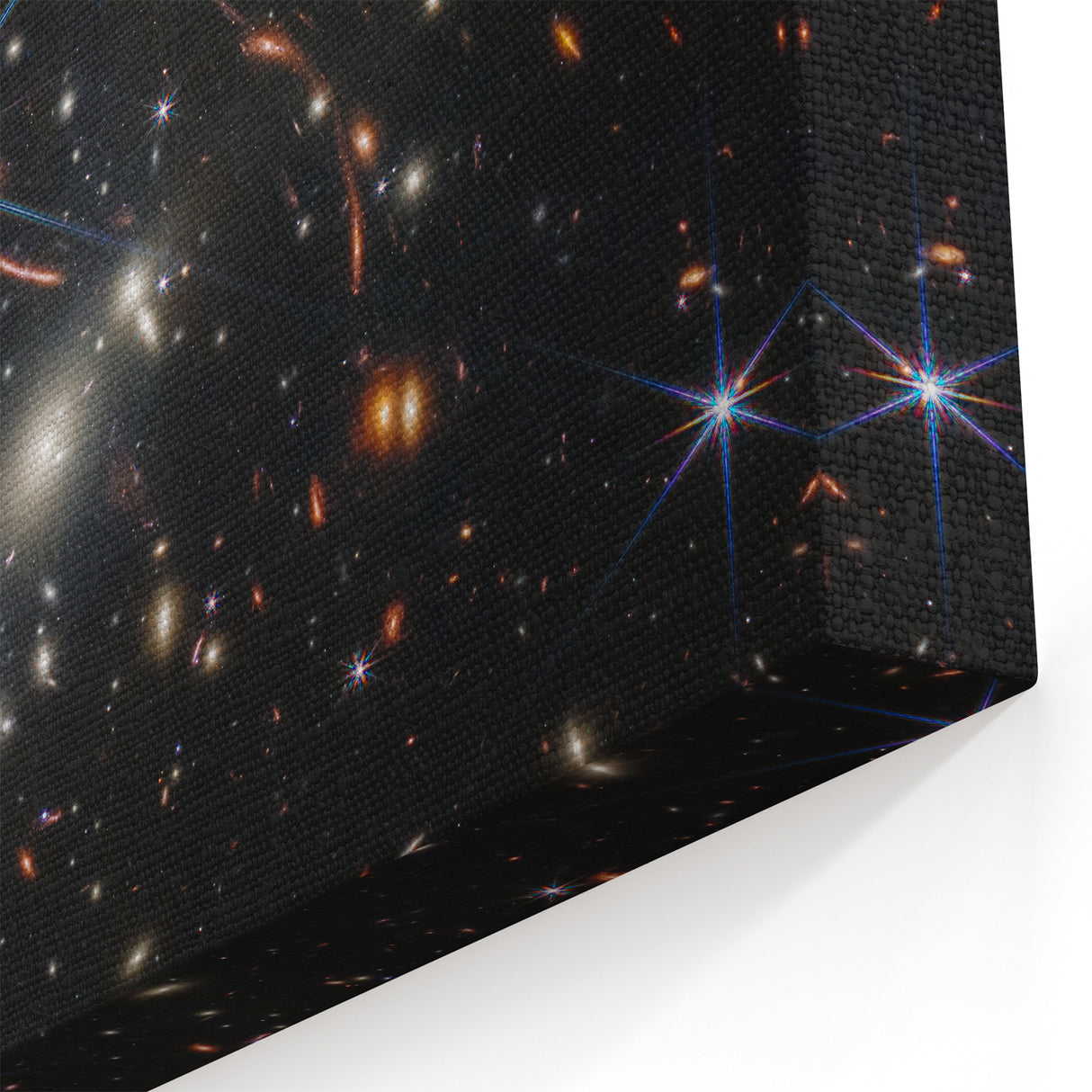 Starry Galaxy Wall Art - Deep Space Galaxy Cluster Astronomy Decor