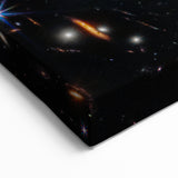 Starry Galaxy Wall Art - Deep Space Galaxy Cluster Astronomy Decor