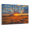 Uluru Landscape Prints - Stunning Ayers Rock Sunrise Desert Photography