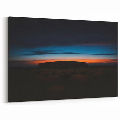Ayers Rock Photography - Stunning Uluru Sunset Landscape Canvas Art