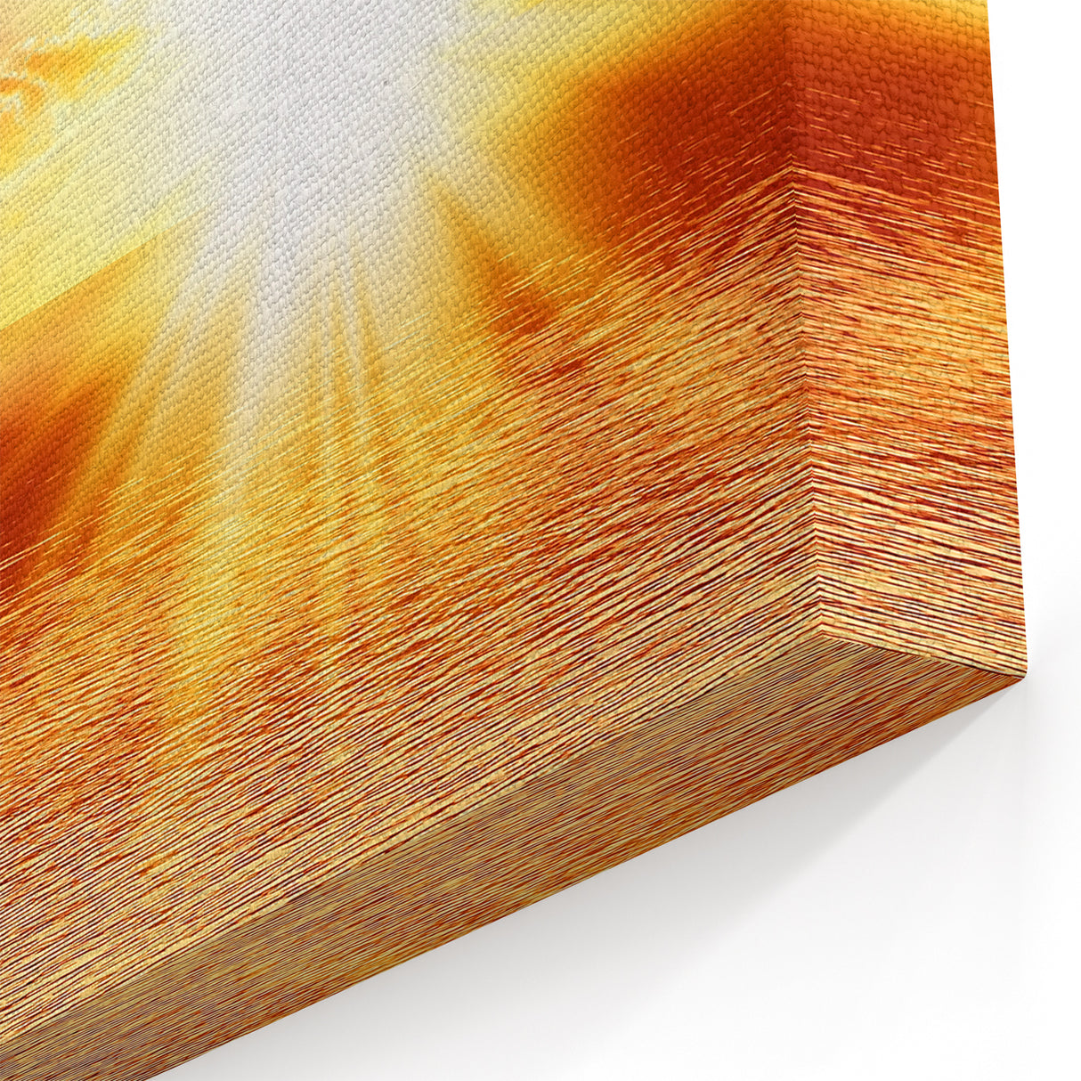 Golden Sunset Over Ocean – Stunning Sun Wall Art on Canvas or Acrylic