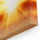 Golden Sunset Over Ocean – Stunning Sun Wall Art on Canvas or Acrylic