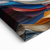 Abstract Sun and Landscape – Bold Sun Wall Art with Dynamic Waves