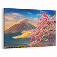 Mount Fuji Art Print – Cherry Blossoms and Sunrise Japan Landscape