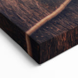 Bamboo Forest Path Art Print – Serene Japanese Scenery with Red Umbrella