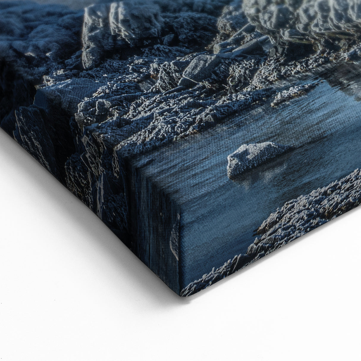 Icy Lighthouse Scene - New Brunswick Winter Wall Art & Canvas Prints