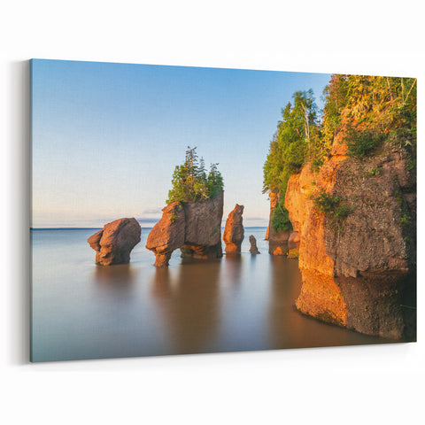 Hopewell Rocks at Sunrise - New Brunswick Coastal Wall Art & Canvas Prints
