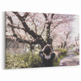 Cherry Blossom Photography Art Print – Capturing Sakura in Full Bloom