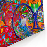 Vibrant Cancun Wall Art - Mexico Beach Prints & Colorful Coastal Decor