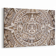 Mayan Calendar Wall Art - Intricate Mexico Tribal Design & Cultural Decor