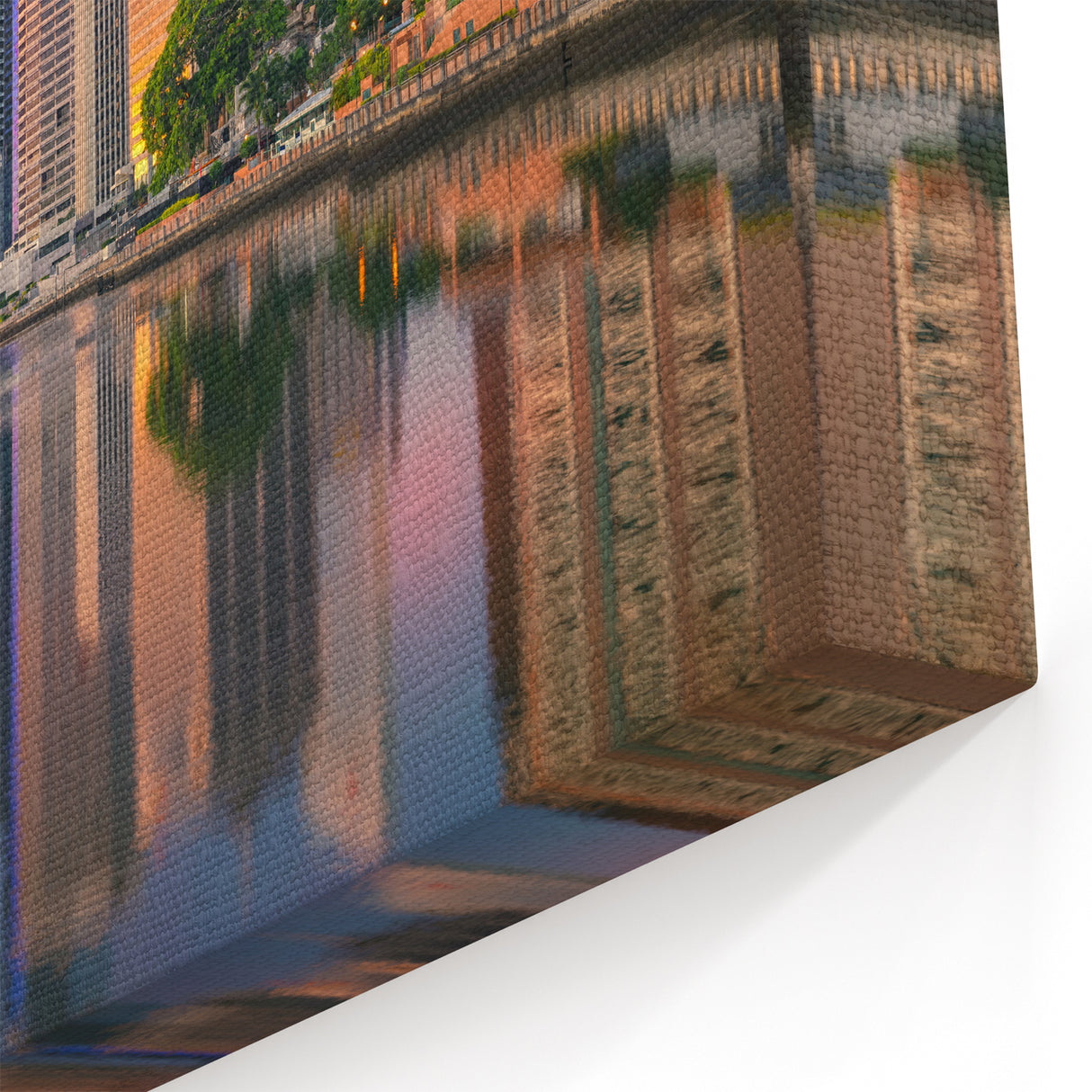 Sunset Brisbane Cityscape Canvas - Stunning Skyline Wall Art Print