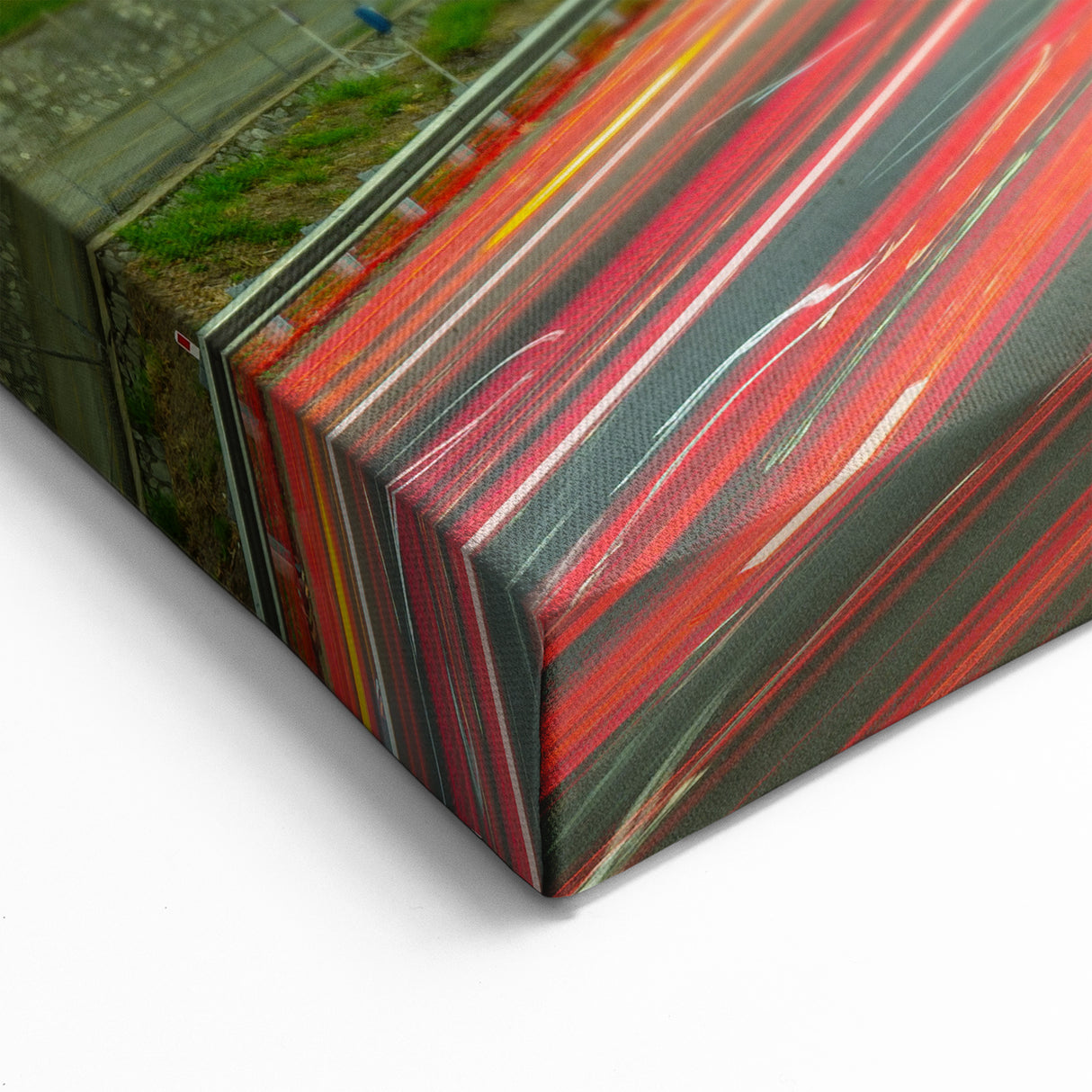 Dynamic Brisbane Light Trails and Skyline - Vibrant Wall Art Print