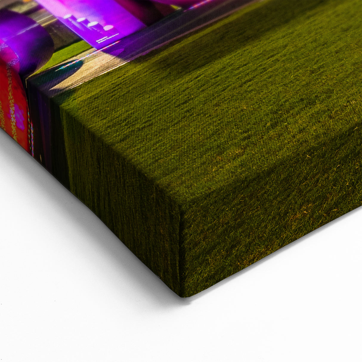 Vibrant Brisbane Sign at Night - Iconic Cityscape Wall Art Print