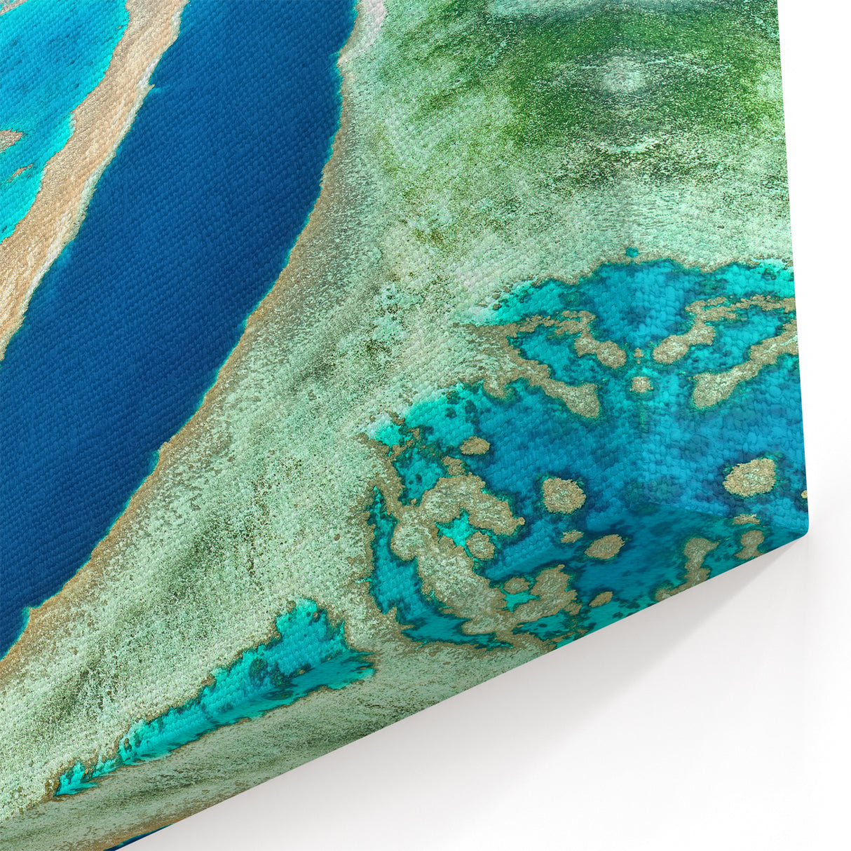 Stunning Aerial View of the Great Barrier Reef - Coastal Wall Art