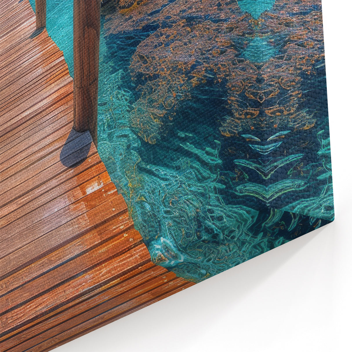 Tranquil Cancun Pier Wall Art - Serene Coastal Photography & Ocean Decor