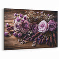 Romantic Lavender Roses Art – Elegant Floral Canvas Prints for Home Decor