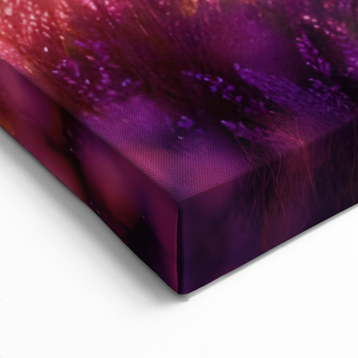 Sunset Over Lavender Fields – Serene Lavender Canvas for Home Decor