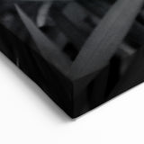 Botanical Leaves Art in Black & White - Greenery Wall Decor - Leaf Print