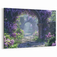 Magical Lilac Garden Wall Art - Botanical Lilac Blossom Archway Decor