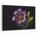 Pink Lily Flower Art - Botanical Wall Decor | Elegant Floral Canvas Print