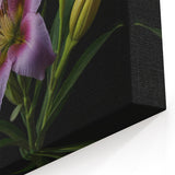 Pink Lily Flower Art - Botanical Wall Decor | Elegant Floral Canvas Print