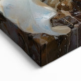 White Lily Textured Art - Vibrant Botanical Wall Decor | Floral Canvas Print