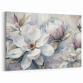 Botanical Magnolia Print | Magnolia Bloom Wall Decor | White Magnolia Art