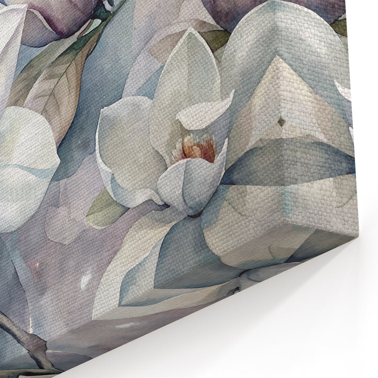 Botanical Magnolia Print | Magnolia Bloom Wall Decor | White Magnolia Art