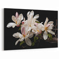 White Magnolia Bloom Wall Decor | Magnolia Flower Canvas | Elegant Art