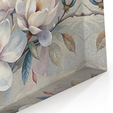 Botanical Magnolia Flower Wall Art | Southern Magnolia Canvas | Floral Decor