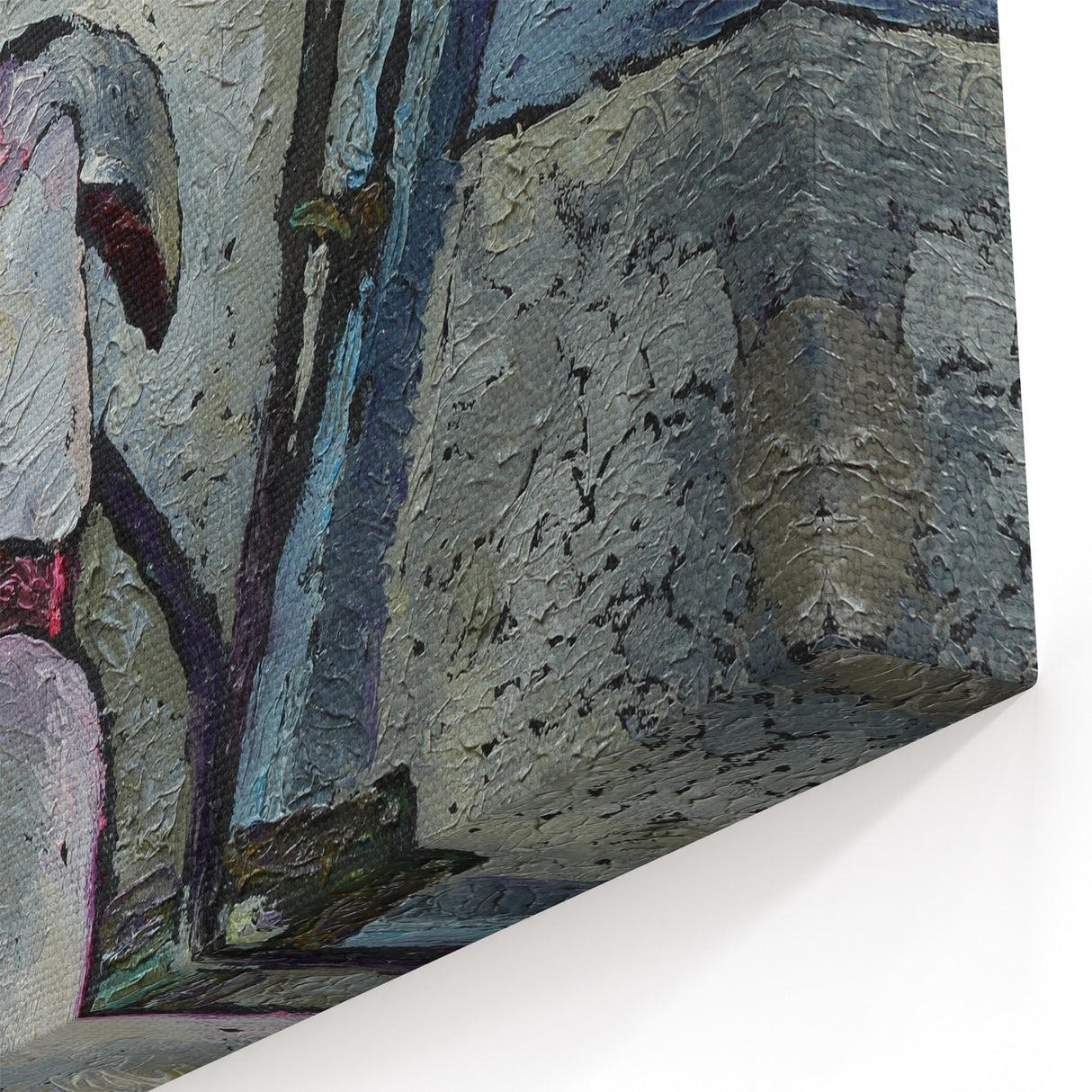 Textured Magnolia Flower Canvas | Botanical Magnolia Art | Floral Decor