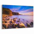 Coastal Sunset Newfoundland - Serene Cliffs and Ocean View Wall Art