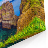 Dramatic Newfoundland Coastal Cliffs - Scenic Ocean View Wall Art