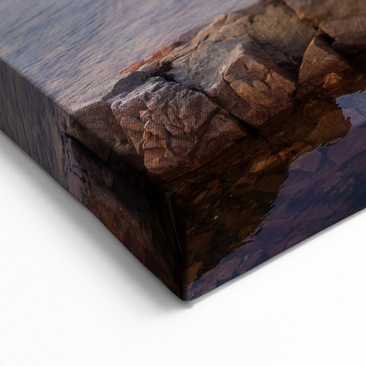 Serene Coastal Newfoundland Boathouses - Tranquil Sunset Wall Art Print