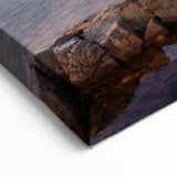 Serene Coastal Newfoundland Boathouses - Tranquil Sunset Wall Art Print