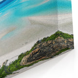 Great Barrier Reef Wall Art - Serene Tropical Beach Ocean Canvas Print