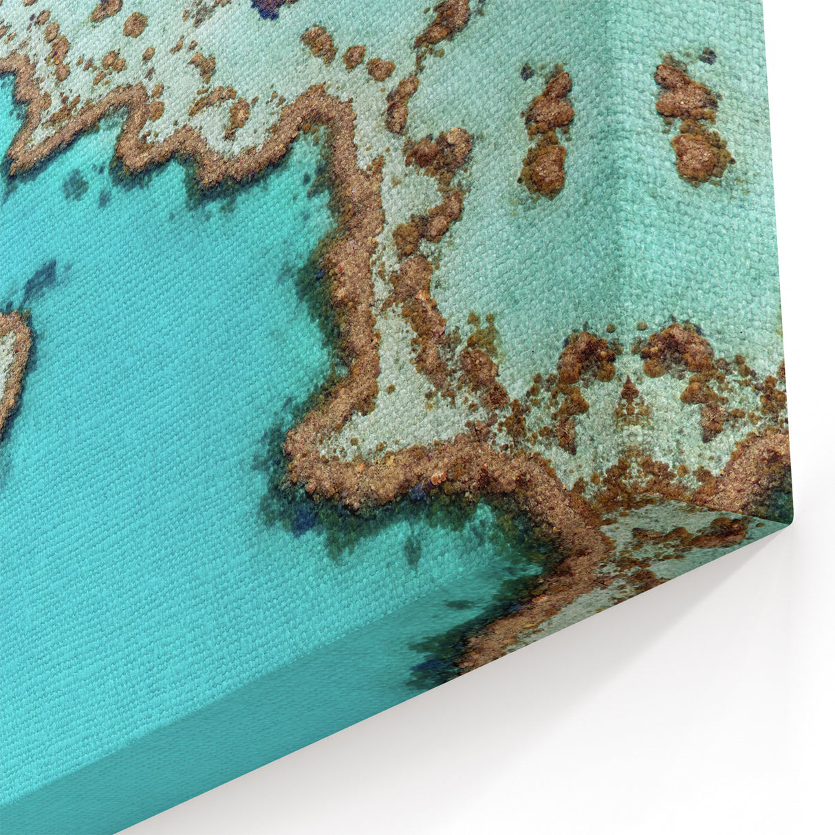 Great Barrier Reef Wall Art - Stunning Heart Reef Ocean Canvas Prints