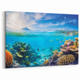 Underwater Coral Photography - Great Barrier Reef Ocean Canvas Art