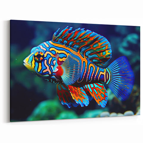 Tropical Fish Wall Art - Vibrant Coral Reef Canvas Prints from Australia