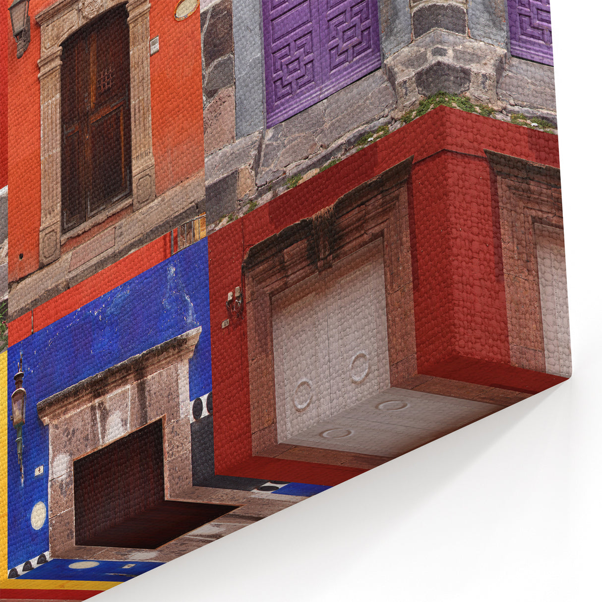 Guanajuato Wall Art - Colorful Cityscape Canvas