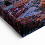 Guanajuato Wall Art - Colorful Cityscape Sunset Canvas