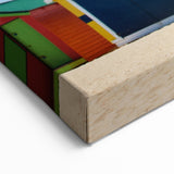 Colorful Beach Huts Wall Art - Vibrant Melbourne Seaside Canvas Print