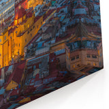 Guanajuato Wall Art - Night Cityscape Canvas