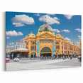 Flinders Street Station Wall Art - Melbourne Landmark Cityscape Print