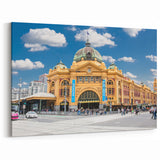 Flinders Street Station Wall Art - Melbourne Landmark Cityscape Print