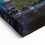 Melbourne Skyline Sunset Wall Art - Vibrant Cityscape Canvas Print