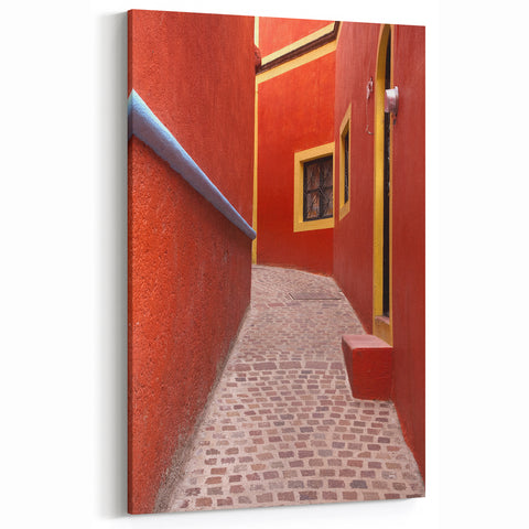 Guanajuato Wall Art - Vibrant Alleyway Canvas