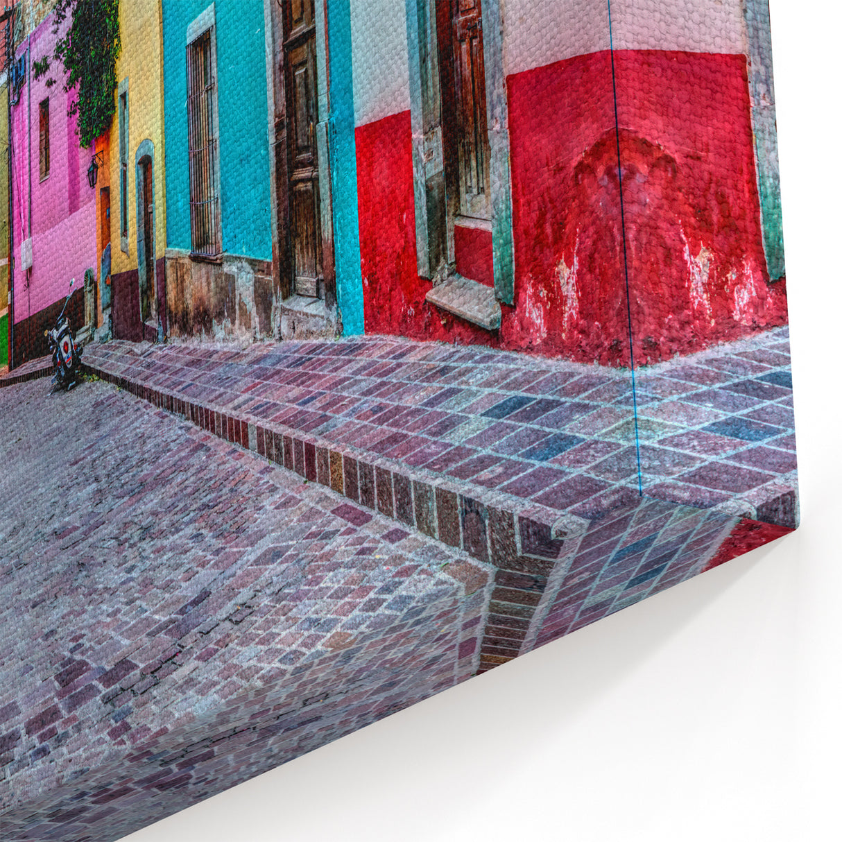 Guanajuato Wall Art - Colorful Street Canvas