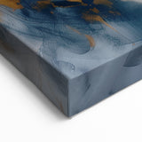 Peony Wall Art - Luxurious Botanical Canvas Print with Gold Accents