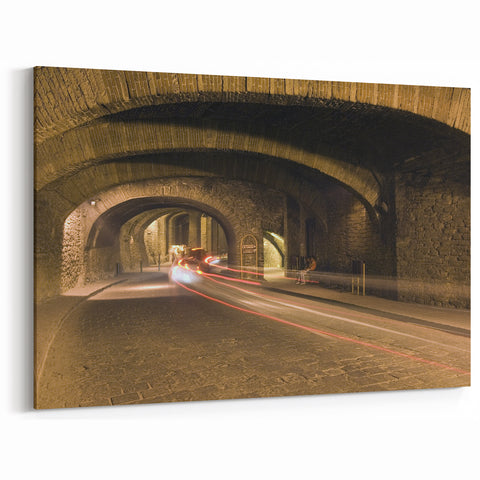 Guanajuato Wall Art - Historic Underground Tunnel Canvas